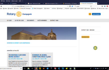 HomePage du Site du Rotary Champagnole